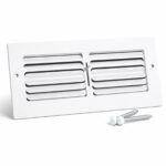 Curved Blade Sidewall / Ceiling Register - 2 Way Air Deflection